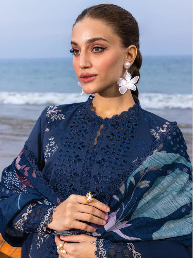 Maria B | Embroidered Lawn Unstitched 3Pc Suit D-05