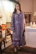 3 Piece - Unstitched Fully Embroidered Lawn Fabric